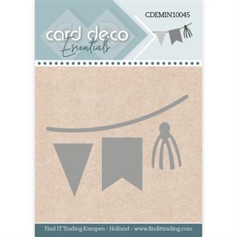 Card Deco dies mini Tags/flag 5,1x3,7cm